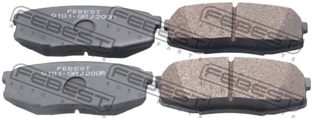 КОЛОДКИ ТОРМОЗНЫЕ ДИСКОВЫЕ FEBEST 0101GRJ200R