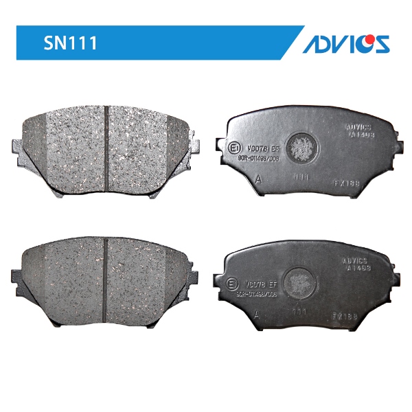 КОЛОДКИ ТОРМОЗНЫЕ ДИСКОВЫЕ ADVICS SN111
