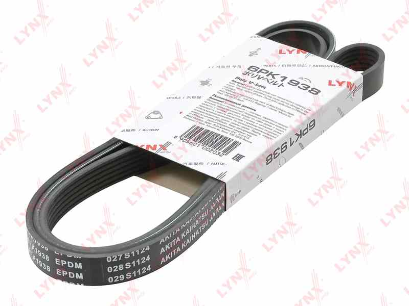 РЕМЕНЬ ПОЛИКЛИНОВЫЙ LYNXauto 6PK1938