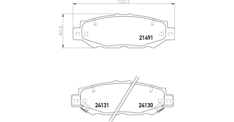 КОЛОДКИ ТОРМОЗНЫЕ ДИСКОВЫЕ NISSHINBO NP1027