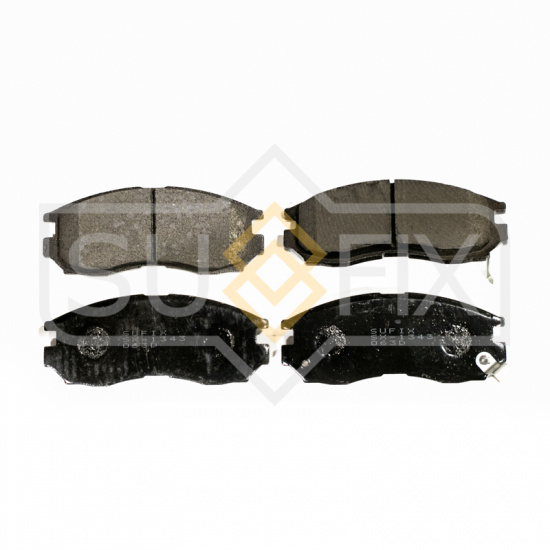 КОЛОДКИ ТОРМОЗНЫЕ ДИСКОВЫЕ SUFIX SX1343