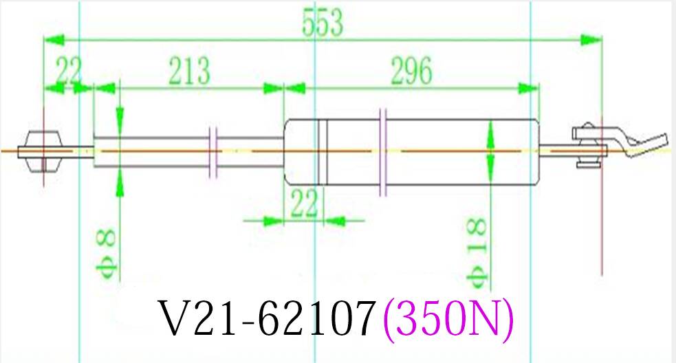 АМОРТИЗАТОР БАГАЖНИКА JETT V2162107