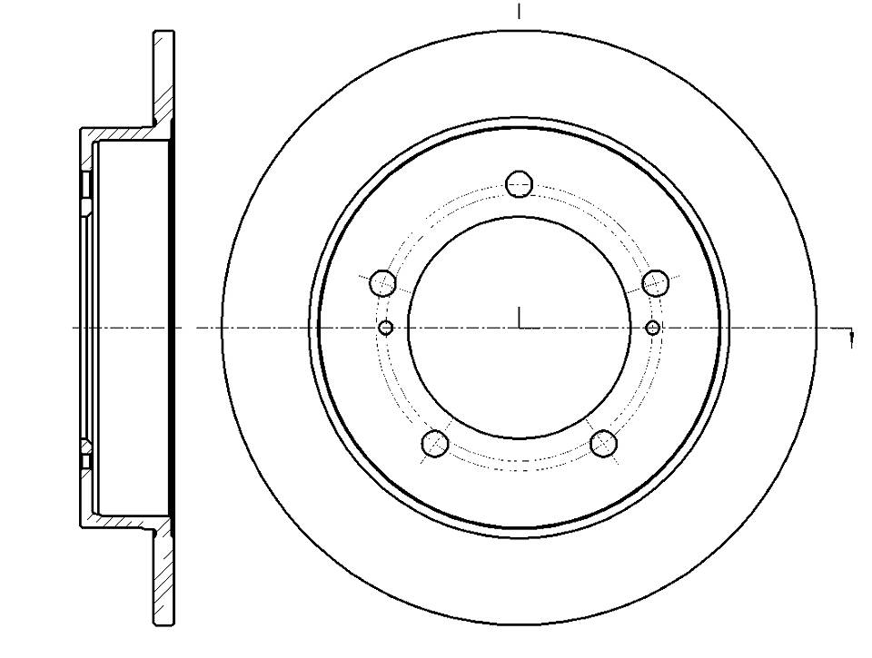 ДИСК ТОРМОЗНОЙ G-BRAKE GR01904