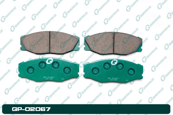 КОЛОДКИ ТОРМОЗНЫЕ ДИСКОВЫЕ G-BRAKE GP02067