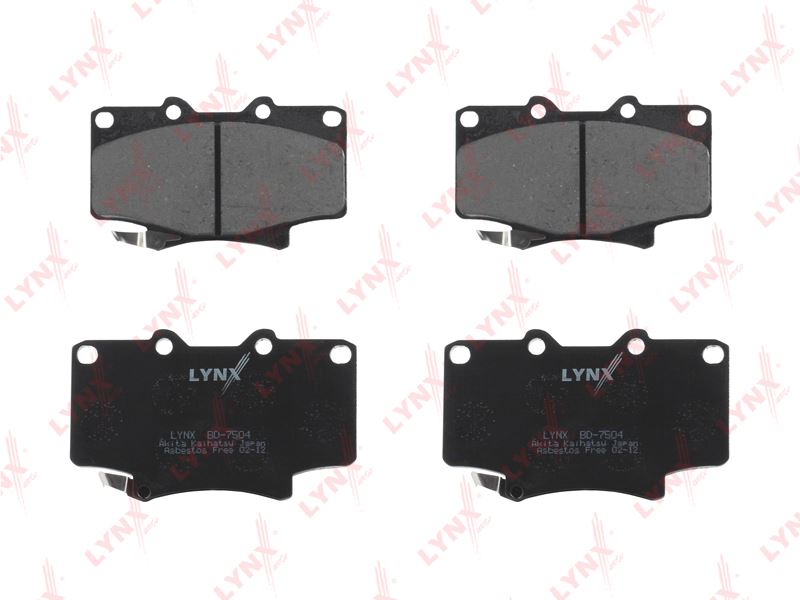 КОЛОДКИ ТОРМОЗНЫЕ ДИСКОВЫЕ LYNXauto BD7504