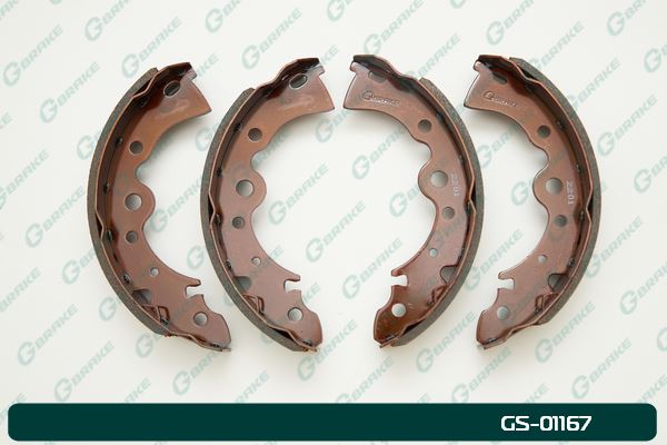 КОЛОДКИ ТОРМОЗНЫЕ БАРАБАННЫЕ G-BRAKE GS01167