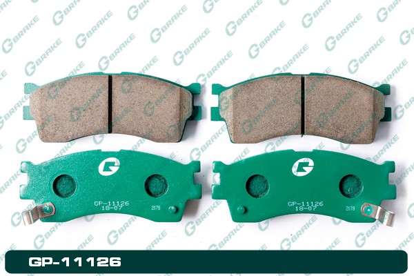 КОЛОДКИ ТОРМОЗНЫЕ ДИСКОВЫЕ G-BRAKE GP11126