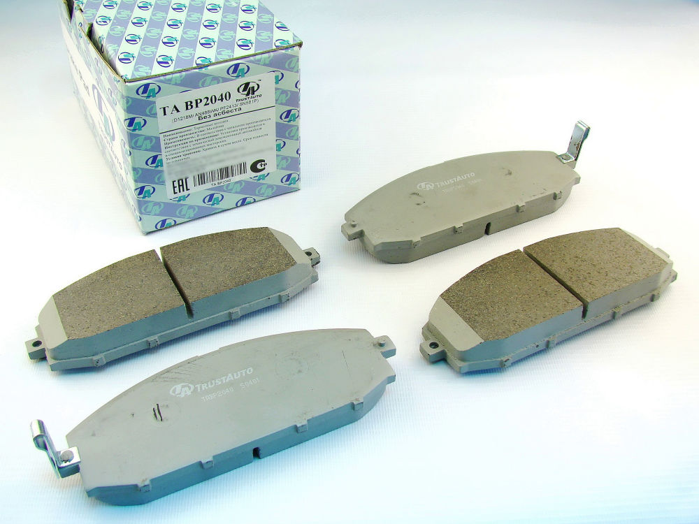 КОЛОДКИ ТОРМОЗНЫЕ ДИСКОВЫЕ TRUSTAUTO TABP2040