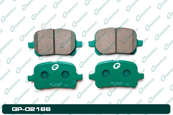 КОЛОДКИ ТОРМОЗНЫЕ ДИСКОВЫЕ G-BRAKE GP02223