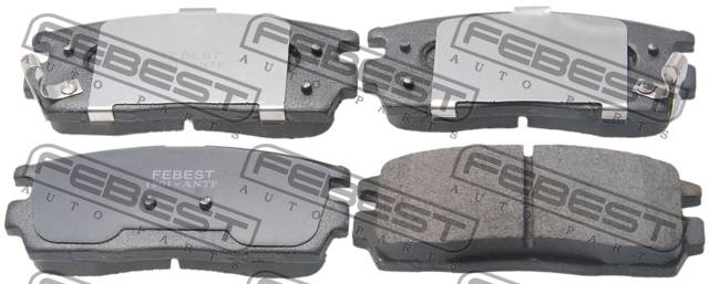 КОЛОДКИ ТОРМОЗНЫЕ ДИСКОВЫЕ FEBEST 1801ANTF