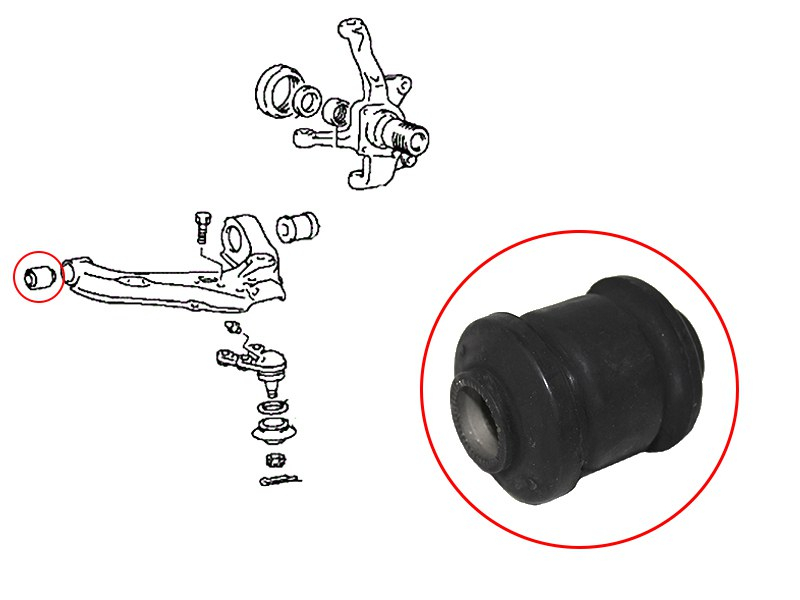 САЙЛЕНБТЛОК РЫЧАГА ПОДВЕСКИ SAT STMB633070