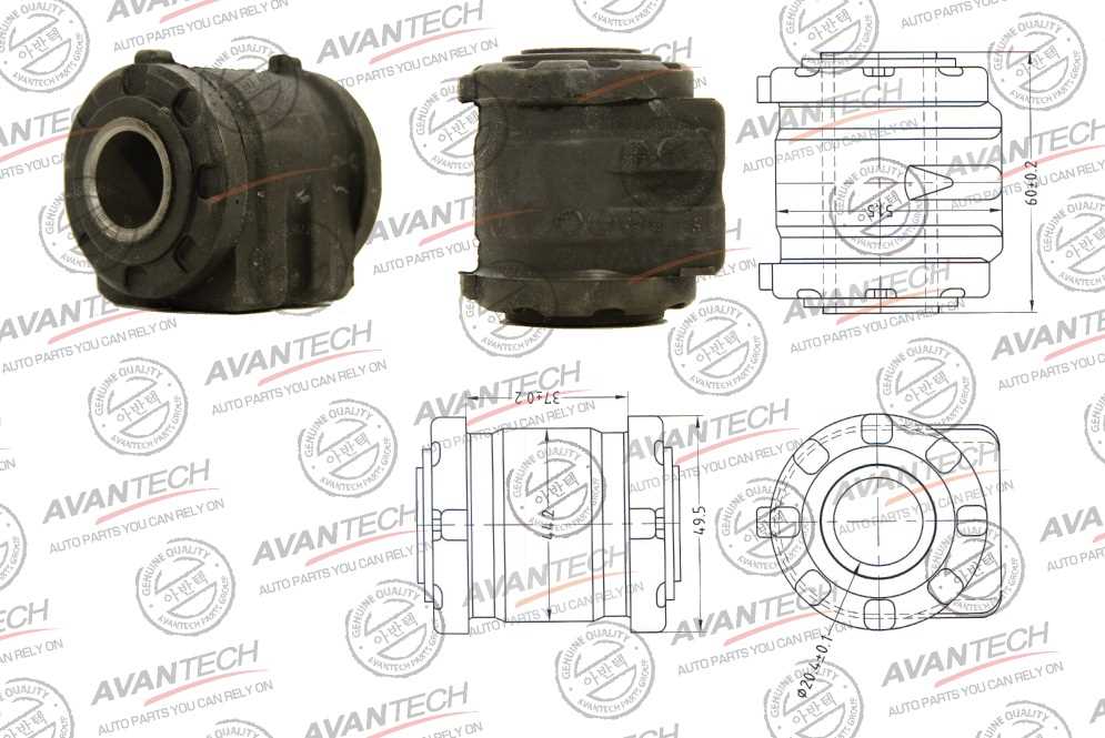 САЙЛЕНТБЛОК РЫЧАГА ПОДВЕСКИ AVANTECH ASB0154