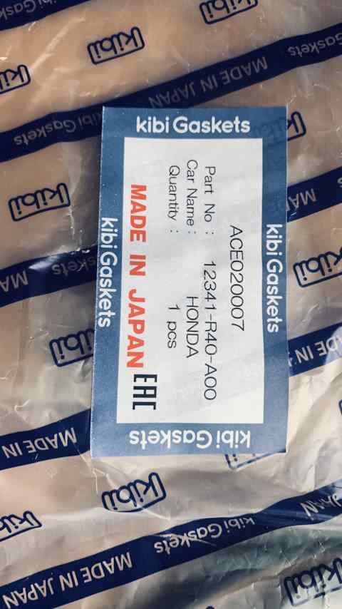 ПРОКЛАДКА КЛАППАННОЙ КРЫШКИ KIBI ACE020007