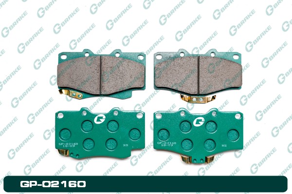 КОЛОДКИ ТОРМОЗНЫЕ ДИСКОВЫЕ G-BRAKE GP02160