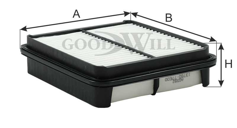 ФИЛЬТР ВОЗДУШНЫЙ GOODWILL AG592