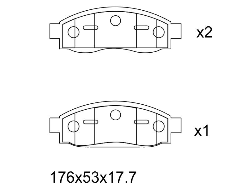 КОЛОДКИ ТОРМОЗНЫЕ ДИСКОВЫЕ SAT ST41060ZC025
