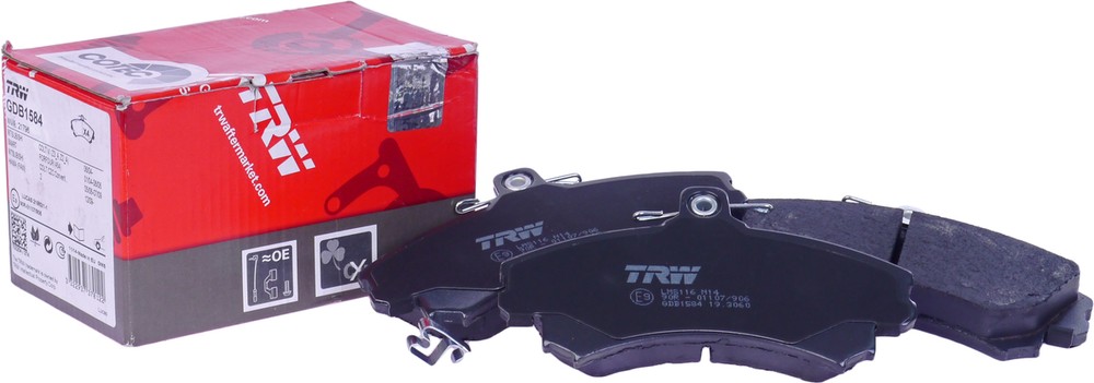 КОЛОДКИ ТОРМОЗНЫЕ ДИСКОВЫЕ TRW GDB1584