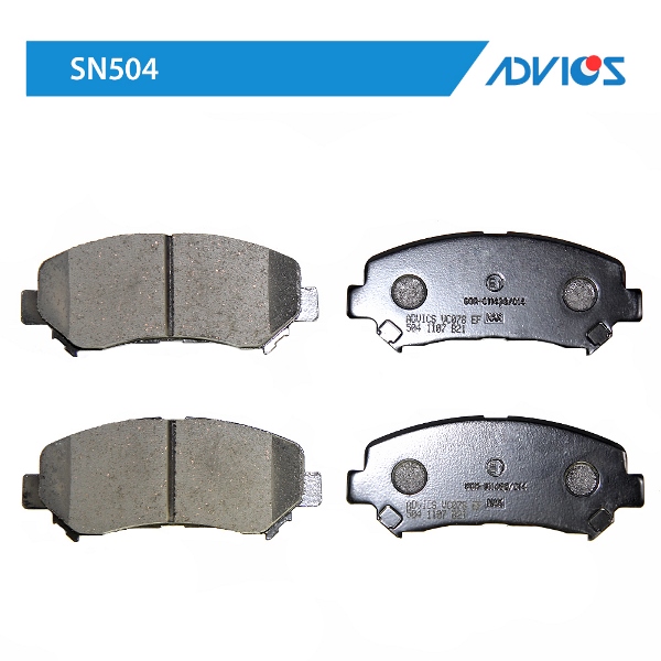 КОЛОДКИ ТОРМОЗНЫЕ ДИСКОВЫЕ ADVICS SN504