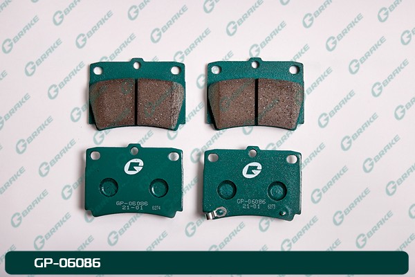 КОЛОДКИ ТОРМОЗНЫЕ ДИСКОВЫЕ G-BRAKE GP06086