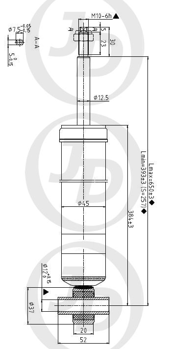 АМОРТИЗАТОР ПОДВЕСКИ JD JAA0321