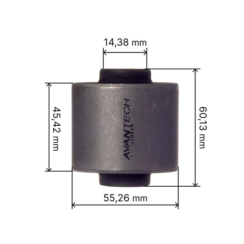 САЙЛЕНТБЛОК ПРОДОЛЬНОЙ ТЯГИ AVANTECH ASB4145