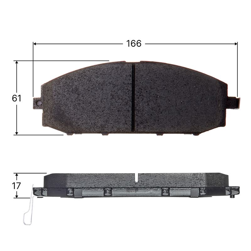 КОЛОДКИ ТОРМОЗНЫЕ ДИСКОВЫЕ MASUMA MS2413