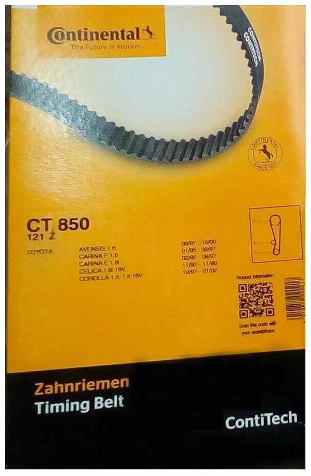 РЕМЕНЬ ГРМ CONTITECH CT850