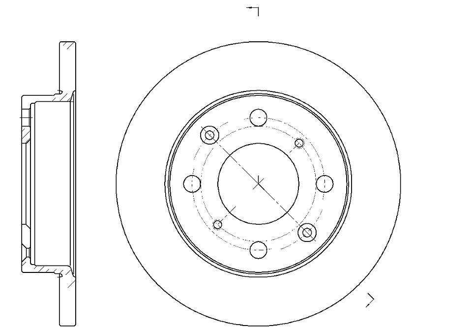 ДИСК ТОРМОЗНОЙ G-BRAKE GR01455
