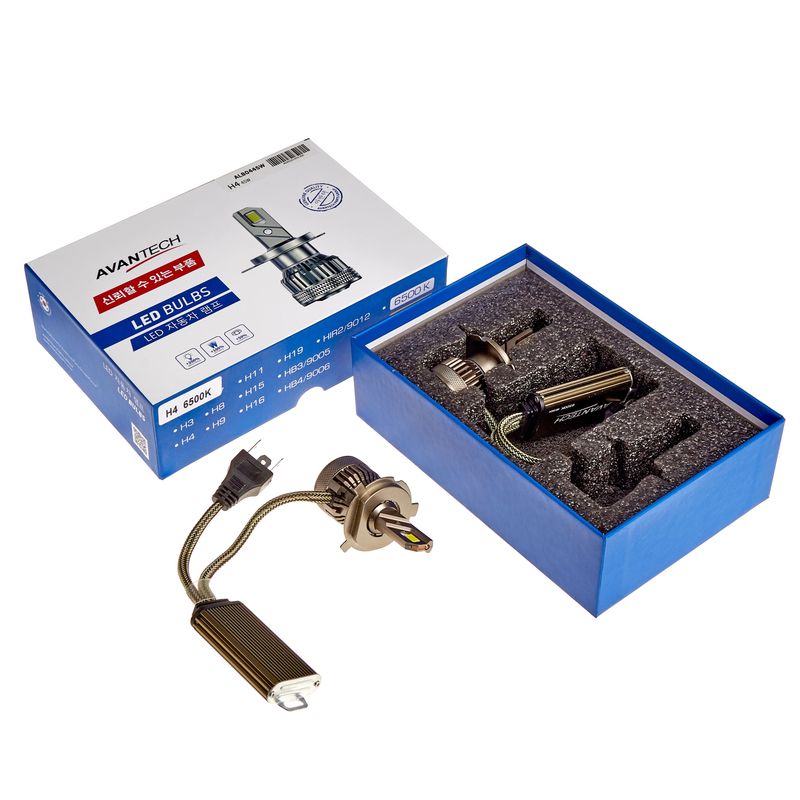 ЛАМПА СВЕТОДИОДНАЯ AVANTECH ALB0445W 4 500 H4 12V 45Вт.