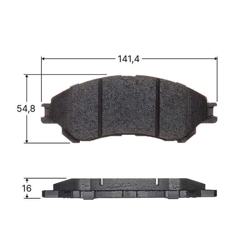 КОЛОДКИ ТОРМОЗНЫЕ ДИСКОВЫЕ AVANTECH AV1212