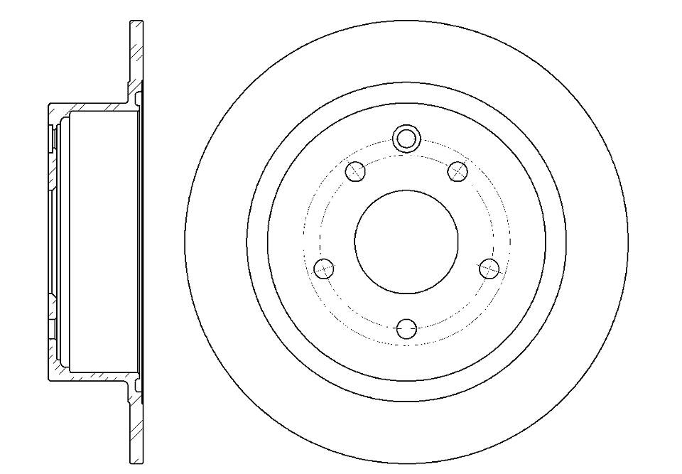 ДИСК ТОРМОЗНОЙ G-BRAKE GR01514