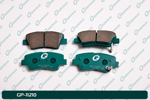 КОЛОДКИ ТОРМОЗНЫЕ ДИСКОВЫЕ G-BRAKE GP11210