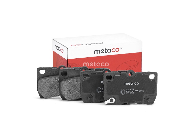 КОЛОДКИ ТОРМОЗНЫЕ ДИСКОВЫЕ METACO 3010076