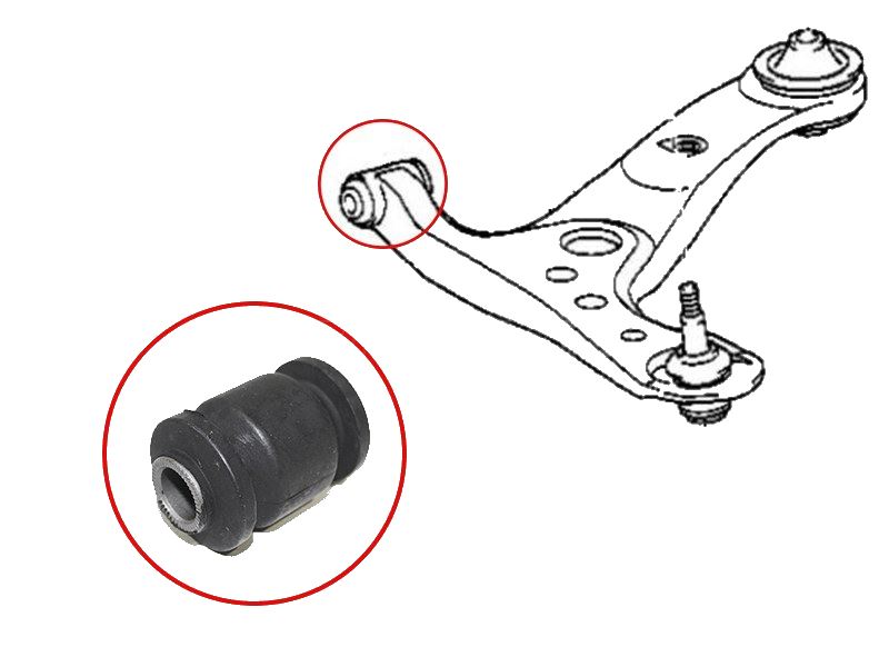 САЙЛЕНТБЛОК РЫЧАГА ПОДВЕСКИ SAT ST4865449045