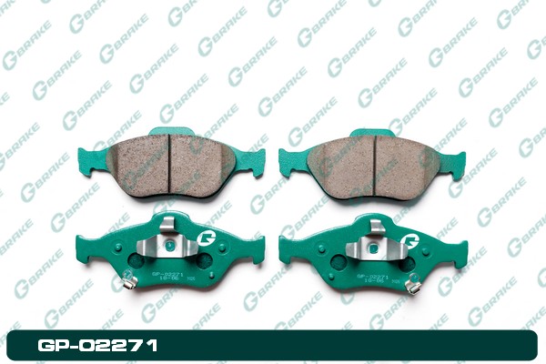 КОЛОДКИ ТОРМОЗНЫЕ ДИСКОВЫЕ G-BRAKE GP02271