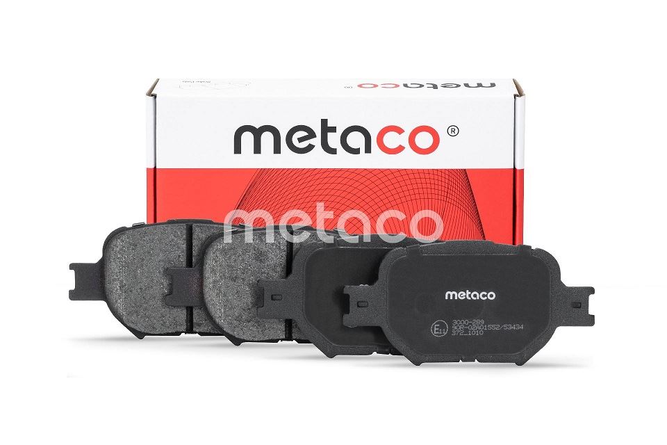 КОЛОДКИ ТОРМОЗНЫЕ ДИСКОВЫЕ METACO 3000326