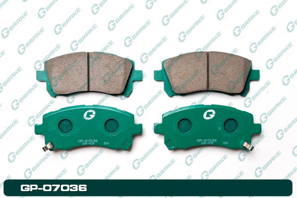 КОЛОДКИ ТОРМОЗНЫЕ ДИСКОВЫЕ G-BRAKE GP07036