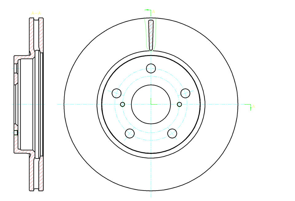 ДИСК ТОРМОЗНОЙ G-BRAKE GR20650