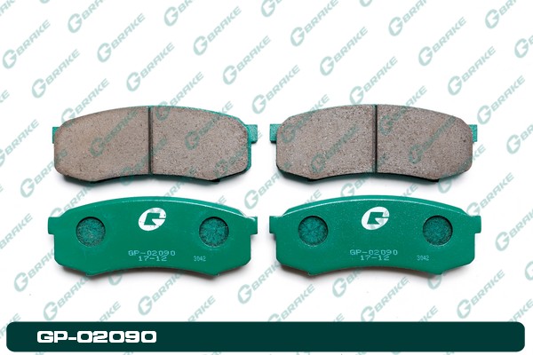 КОЛОДКИ ТОРМОЗНЫЕ ДИСКОВЫЕ G-BRAKE GP02090