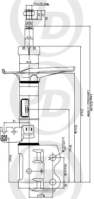 СТОЙКА ГАЗОМАСЛЯНАЯ JD JAS0479