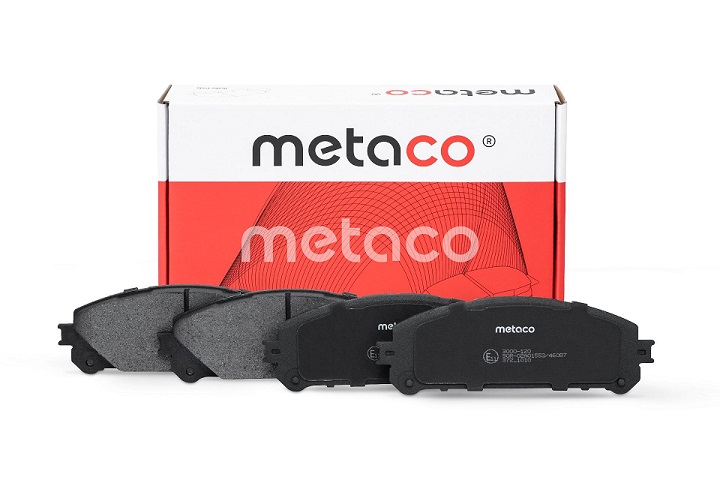 КОЛОДКИ ТОРМОЗНЫЕ ДИСКОВЫЕ METACO 3000120