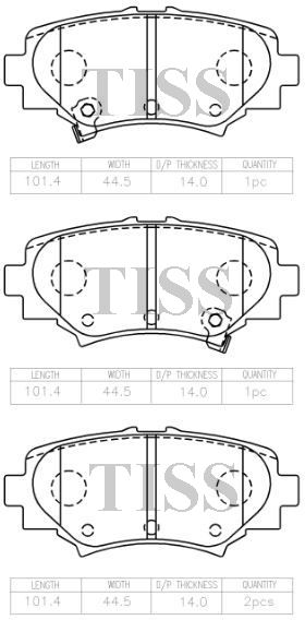 КОЛОДКИ ТОРМОЗНЫЕ ДИСКОВЫЕ PARAUT A282538Y
