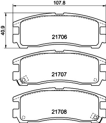 КОЛОДКИ ТОРМОЗНЫЕ ДИСКОВЫЕ PARAUT M282472Y