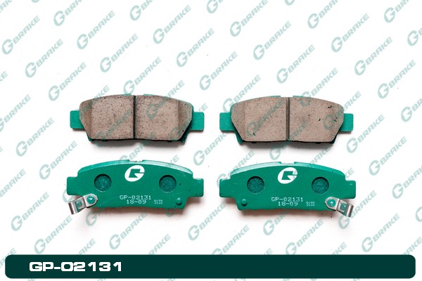 КОЛОДКИ ТОРМОЗНЫЕ ДИСКОВЫЕ G-BRAKE GP02131