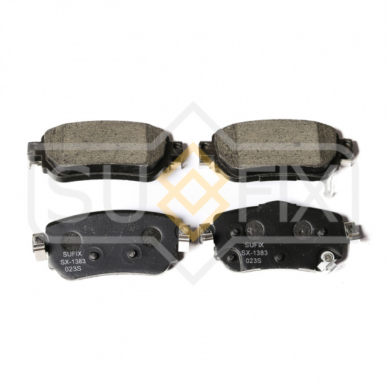 КОЛОДКИ ТОРМОЗНЫЕ ДИСКОВЫЕ SUFIX SX1383