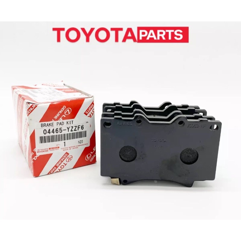 КОЛОДКИ ТОРМОЗНЫЕ ДИСКОВЫЕ TOYOTA 04465YZZF6