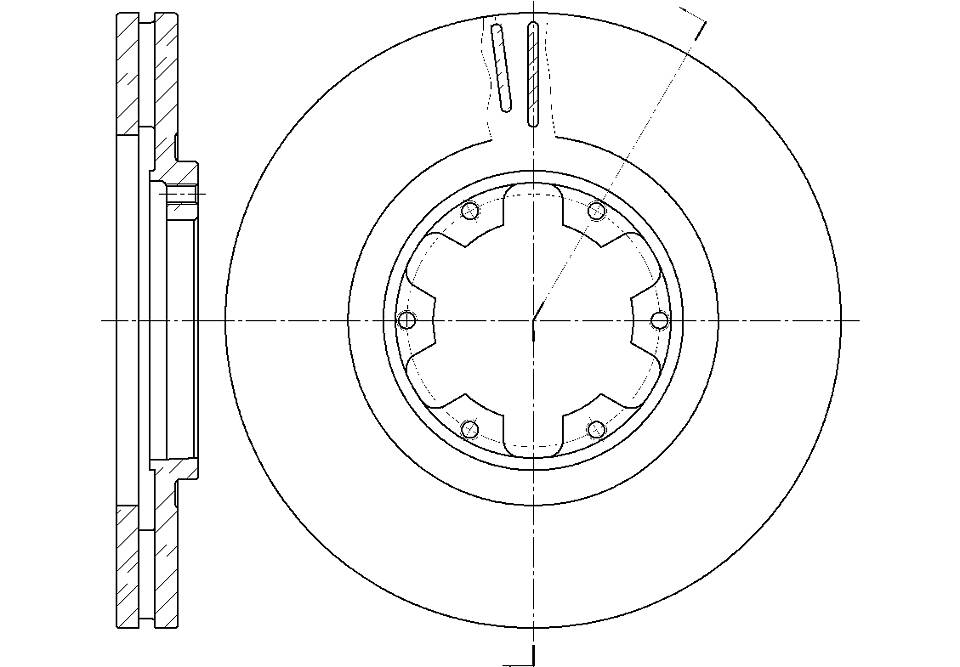 ДИСК ТОРМОЗНОЙ G-BRAKE GR02571