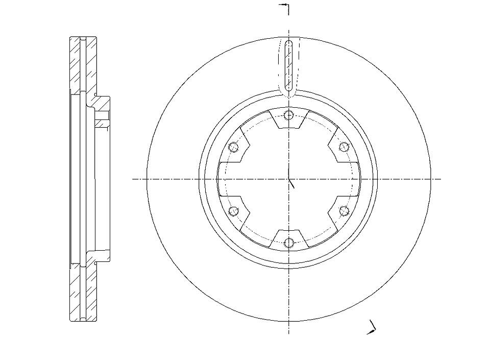 ДИСК ТОРМОЗНОЙ G-BRAKE GR02114
