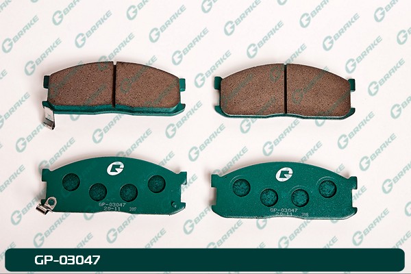 КОЛОДКИ ТОРМОЗНЫЕ ДИСКОВЫЕ G-BRAKE GP03047