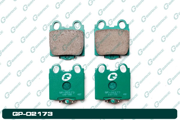 КОЛОДКИ ТОРМОЗНЫЕ ДИСКОВЫЕ G-BRAKE GP02173